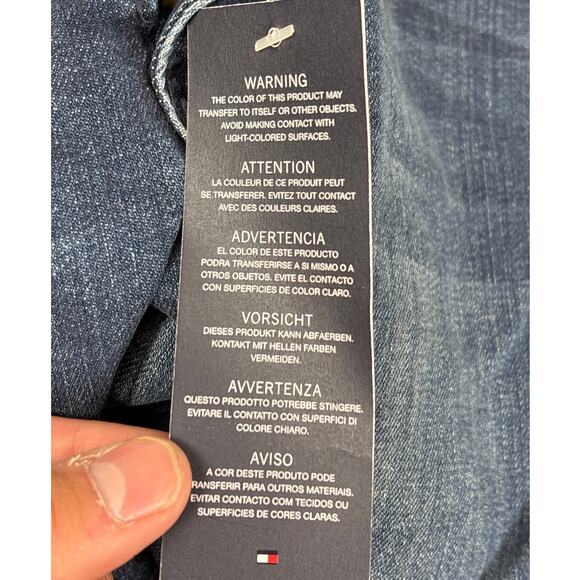 Tommy Hilfiger Women’s 2 Blue Zip Low Rise Modern Skinny Denim Jeans NEW - Picture 6 of 8